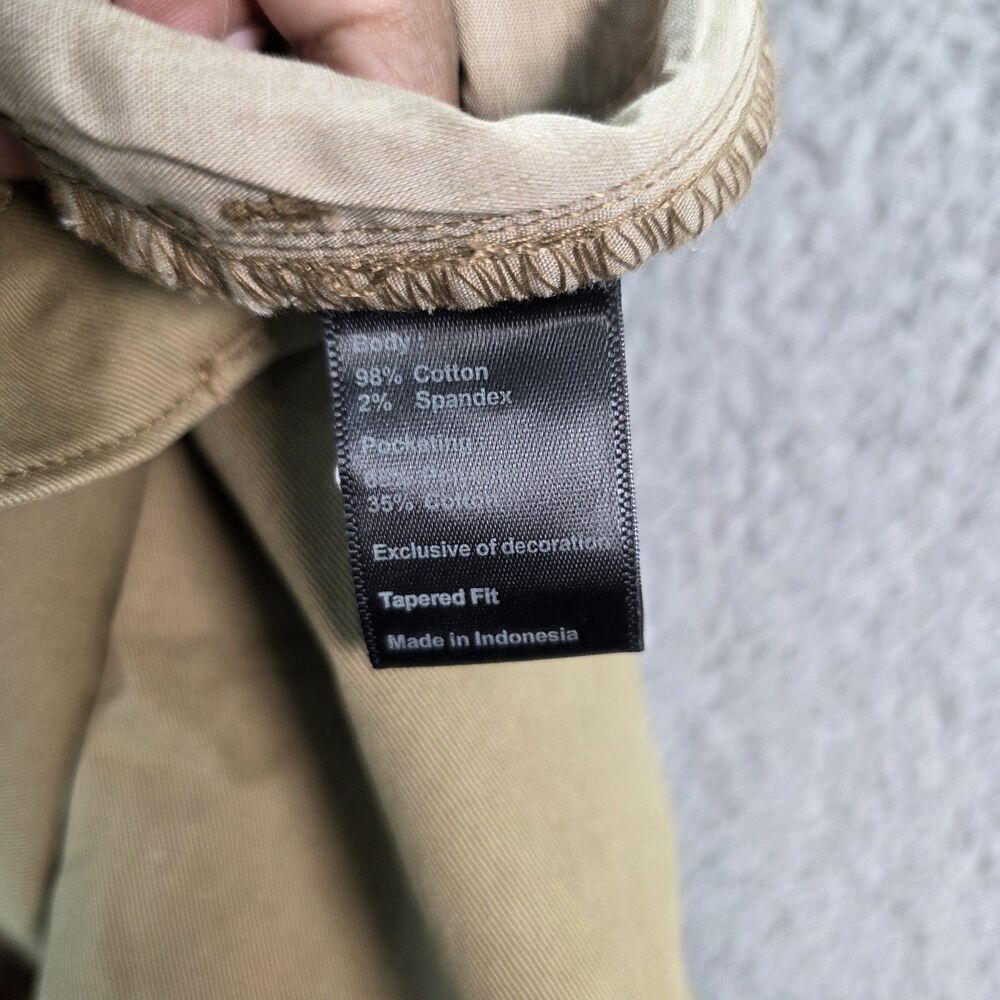 Flint and Tinder 365 Straight Fit Khaki Performance Stretch Jean Pants 38x32 NEW - Picture 7 of 12